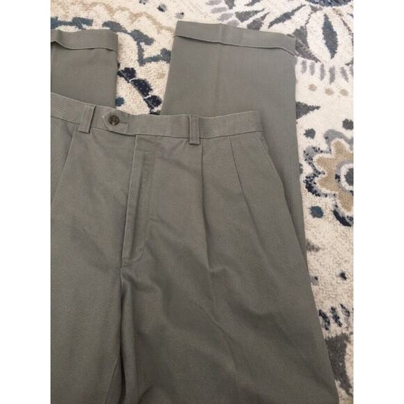 Mens Lauren Ralph Lauren Pants New Olive Wrinkle Resistant 34w X 32l NWT Chinos - Picture 3 of 12
